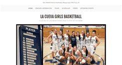Desktop Screenshot of lacuevagirlsbasketball.com